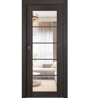 Avon 5 Lite Clear Vetro Veralinga Oak Pocket doors