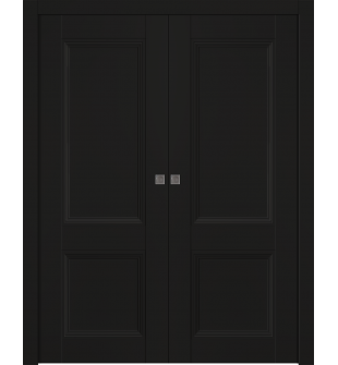 Oxford Duo 07 R Black Matte Double pocket doors