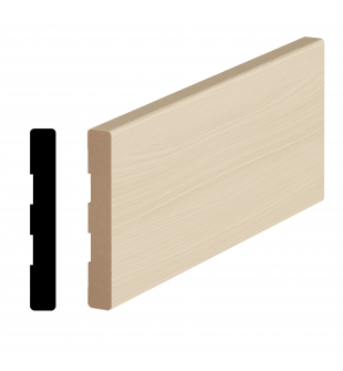 BASE MOLDING TYPE 3 1/2" X 1/2" LOIRE ASH 96"