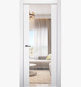 Smart Pro H3g Clear Vetro Polar White Single Doors