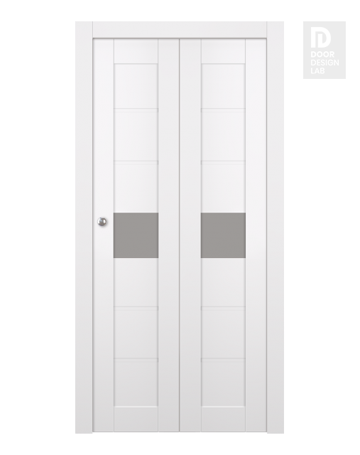 Edna Vetro Snow White Bi-folding doors