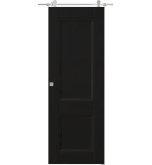 Oxford Duo 07 R Black Matte Barn doors