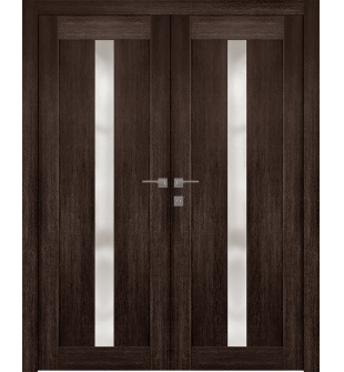 Avon 101 Vetro Veralinga Oak Double doors