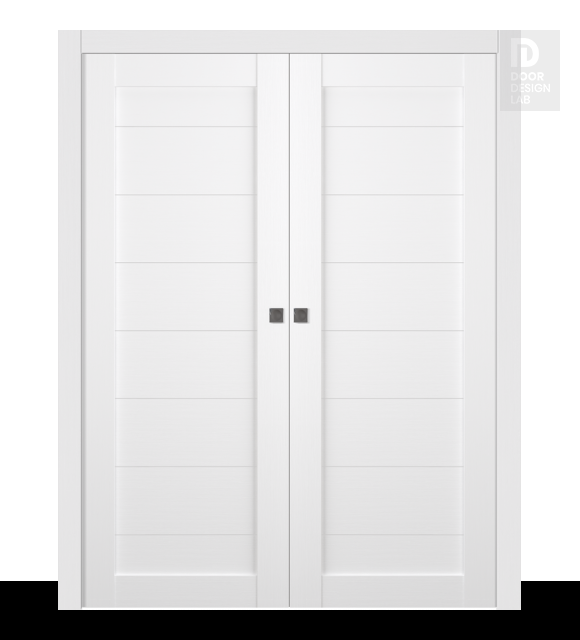 Ermi Bianco Noble Double pocket doors
