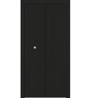 Avon 01 Black Matte Bi-folding doors