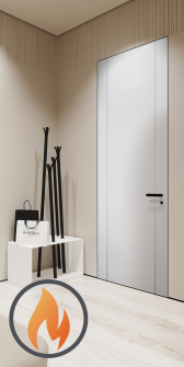 20 Min Fire Rated 2U Snow White