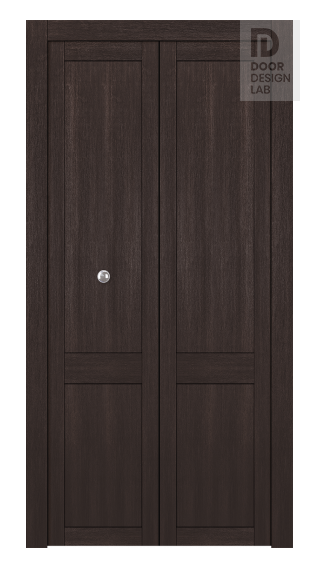 Shaker 2 Panel Veralinga Oak Bi-folding Doors - DoorDesignLab