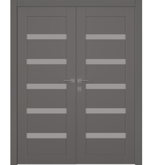 Avon 07-04 Vetro Gray Matte Double doors