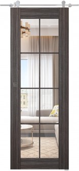 Palladio 8 Lite Clear Vetro Gray Oak