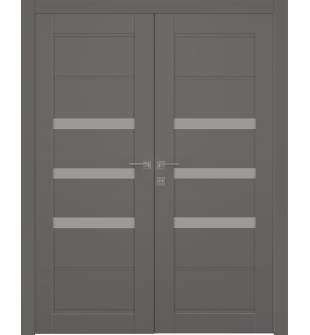 Rita Vetro Gray Matte Double doors