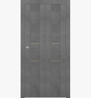 Avon 07 2H Gold Dark Urban Bi-folding doors