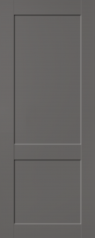 DOOR SLAB SHAKER 2 PANEL GRAY MATTE 24" X 92 1/2" X 1 3/4"