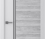 Twinwood 4 Polar White Silver Patina Modern Interior Door by Belldinni