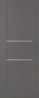 DOOR SLAB AVON 07 2H GRAY MATTE 24" X 96" X 1 3/4"
