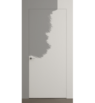 RTA DOOR SLAB EXAMPLE FLUSH LVL PRIMED DOOR FOR PAINTING IN GREY 32" X 108" X 1 3/4"