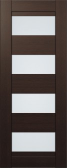 DOOR SLAB DELLA VETRO VERALINGA OAK 24" X 92 1/2" X 1 3/4" FROSTED GLASS