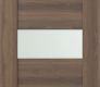 Modern Interior DOOR SLAB AVON 07-03 VETRO PECAN NUTWOOD 36" X 80" X 1 3/4"