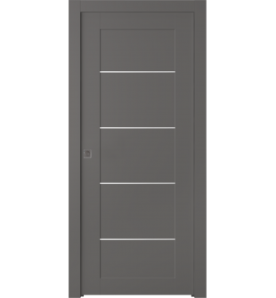 Avon 07 4H Gray Matte Pocket doors