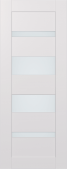 DOOR SLAB AVON 07-01 VETRO SNOW WHITE 18" X 92 1/2" X 1 3/4"