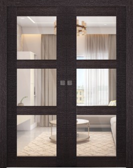 Avanti 3 Lite Clear Vetro Black Apricot Double