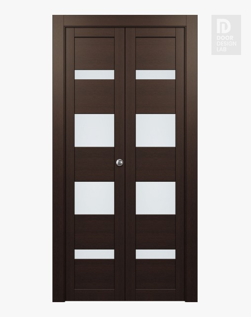 Mirella Vetro Veralinga Oak Modern Interior Bifold Doors by Belldinni