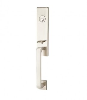 EMTEK DAVOS SINGLE CYLINDER KEYD 4818 SATIN NICKEL US15