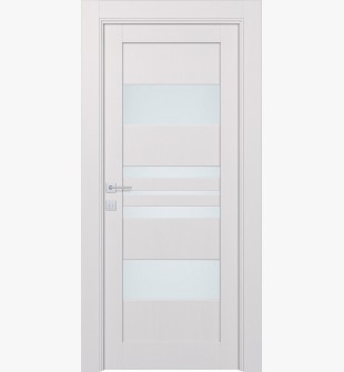 Romi Vetro Bianco Noble Single Doors