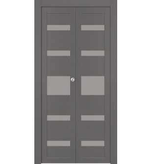 Avon 07-05 Vetro Gray Matte Bi-folding doors