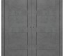 Avon 07 3R Dark Urban Modern Interior Double Pocket Doors by Belldinni