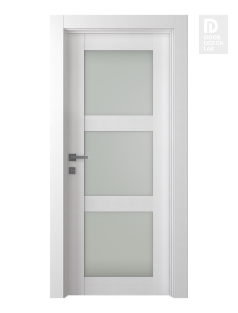 Palladio 3 Lite Vetro Bianco Noble Hinged doors