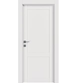 Shaker 2 Panel Snow White Hinged doors