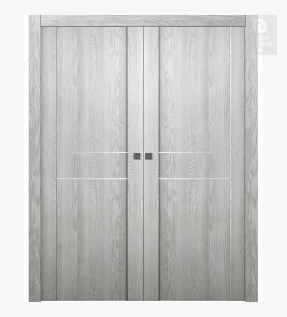 Avon 01 2Hn Ribeira Ash Double pocket doors