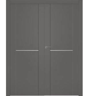 Avon 01 1H Gray Matte Double doors