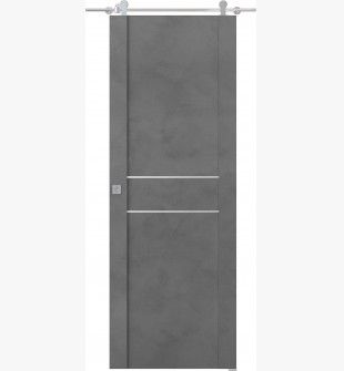 Avon 01 2Hn Dark Urban Barn doors