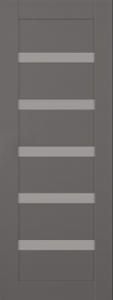 DOOR SLAB LEORA VETRO GRAY MATTE 24" X 96" X 1 3/4" FROSTED GLASS