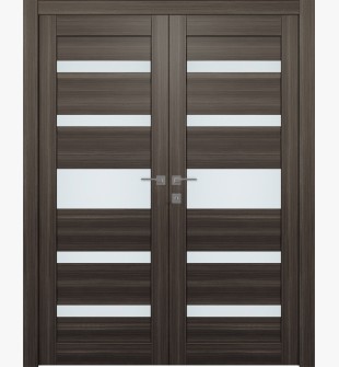 Gina Vetro Gray Oak Double doors
