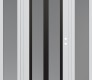 Modern Steel Front Door Diamond C14 60" x 80" white/white frosted Glass Panel black LHI with 2 Sidelites frosted Glass