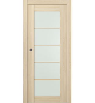 Avon 5 Lite Vetro Loire Ash Pocket doors