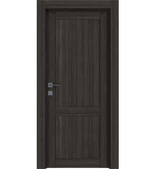 Shaker 2 Panel Gray Oak Hinged doors