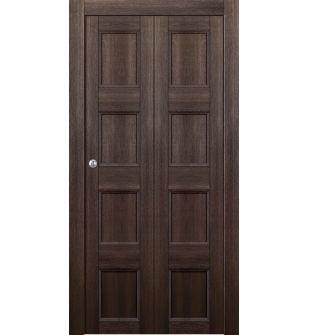 Oxford Uno 07 3R Veralinga Oak Bi-folding doors