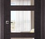 Avanti 3 Lite Clear Vetro Black Apricot Modern Interior Door by Belldinni