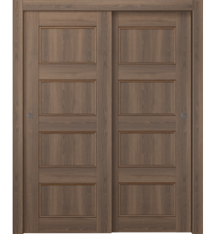 Oxford Uno 07 3R Pecan Nutwood Bypass doors