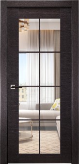 Avanti 8 Lite Clear Vetro Black Apricot Single Doors