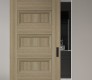 Oxford Duo 07 4R Shambor Modern Interior Hidden Barn Door by Belldinni