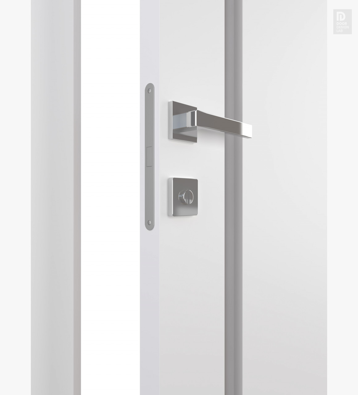 Modern interior door Smart Pro 208 Vetro Polar White for $469.00 | Door ...