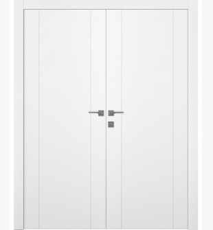 Palladio 2U Bianco Noble Double doors