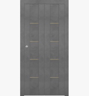 Avon 01 4H Gold Dark Urban Bi-folding doors
