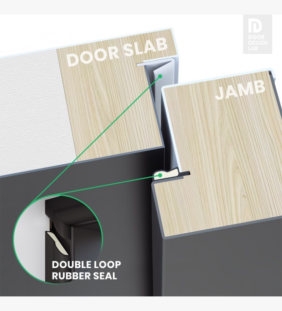 SIDELITE ARGOS BLACK/WHITE 11 13/16" X 81 1/2"