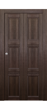Oxford Uno 07 2Rn Veralinga Oak Bi-folding doors