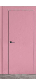 Primed Door Example For Plastering In Pink